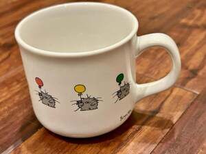 Sandra Boynton Recycled Paper Products Cat w Balloons Coffee Mug Whimsy Eclectic